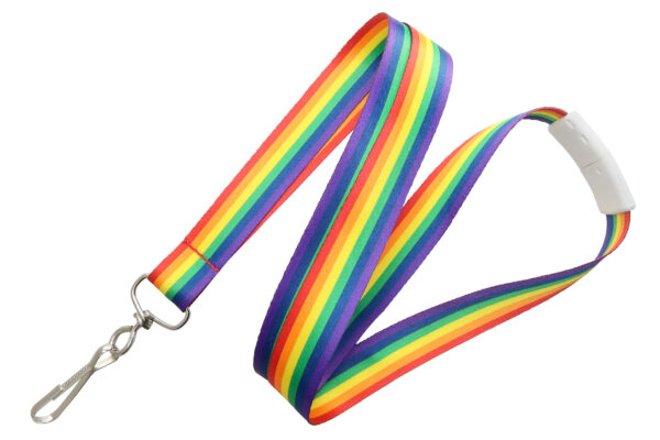 rainbow lanyard